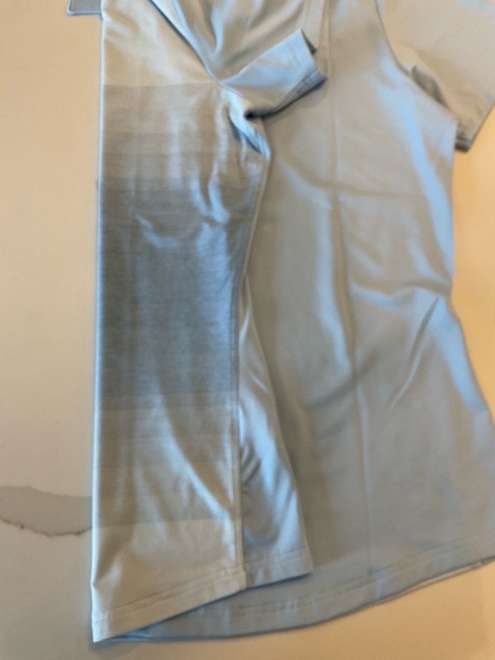 Adidas Women’s Light Blue Ombre Golf Polo - Picture 8 of 10